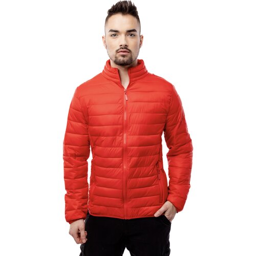 Glano Men's Quilted Jacket - Red Slike