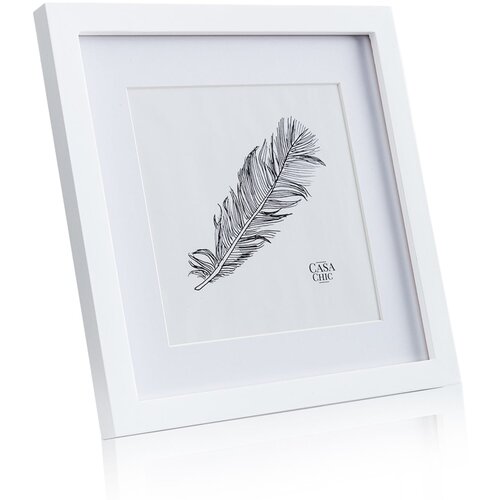 Casa Chic Everton, okvir za slike, kvadraten, mere slik 24,4 x 24,4 cm, mat, steklo Cene