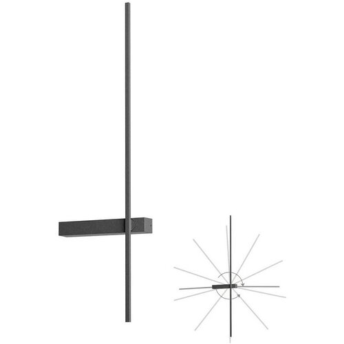  Redo 01-4673 - LED zidna svetiljka TANGENT LED/6W/230V CRI 90 crna Cene