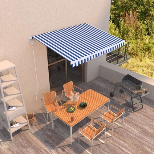  Tenda na automatsko uvlačenje 300 x 250 cm plavo-bijela Cijene