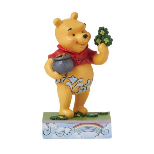 Jim Shore Lucky Ol' Bear Winnie The Pooh With Clover Cene