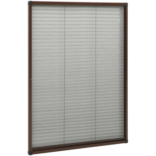  Zaslon protiv insekata za prozore aluminijski smeđi 80 x 120 cm Slike