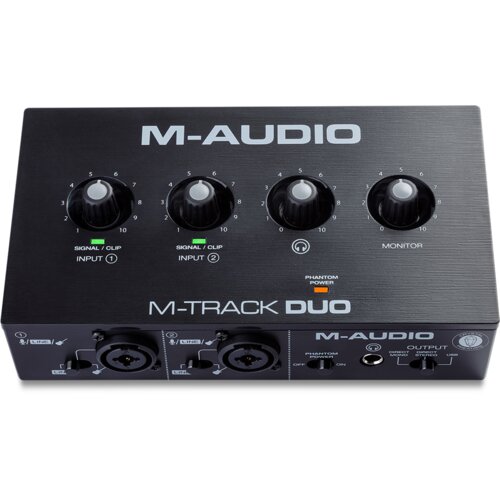 M-audio Dvokanalna USB Zvučna karta M-Track Duo, Crna Cene