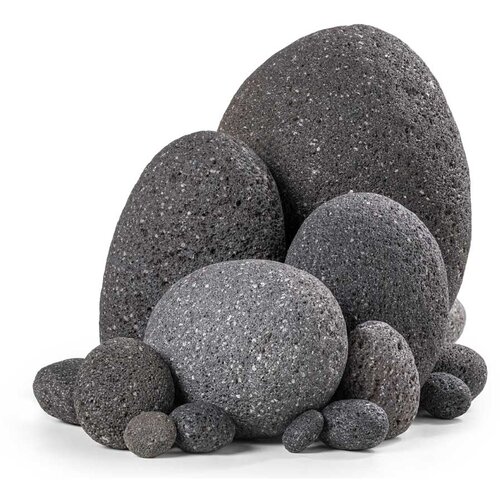 Arka mySCAPE-Pebbles, black, 20 kg - 150 - 200 mm Cene