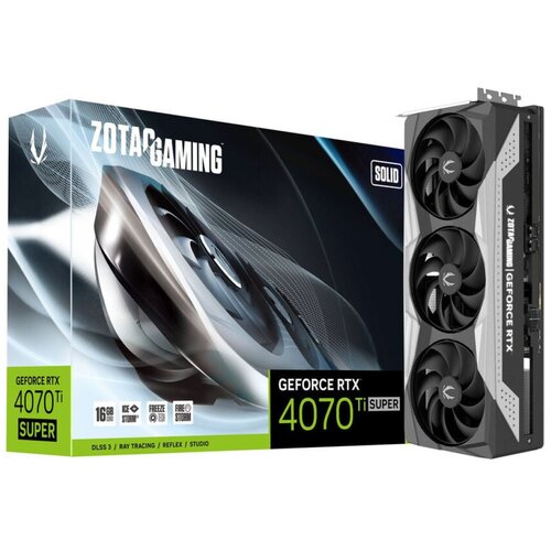 Zotac grafična kartica nvidia RTX4070Ti super zyxel solid - 16GB GDDR6X (ZT-D40730R-10P), (21366789) Slike