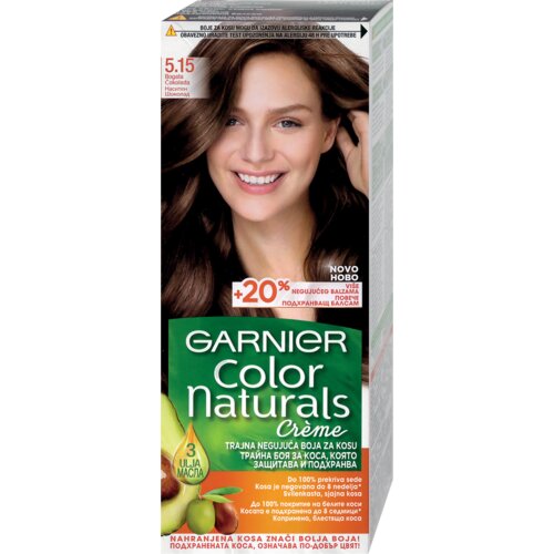 Garnier color naturals farba za kosu 5.15 rich chocolate Slike