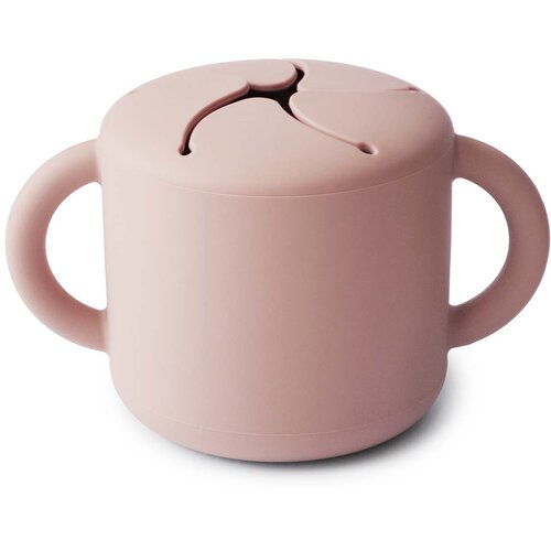 Mushie Baby Snack Cup skodelica za malico Blush 1 kos Cene