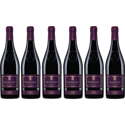 Vinarija Aleksandrović Prokupac crveno vino, paket vina, 6 boca Slike