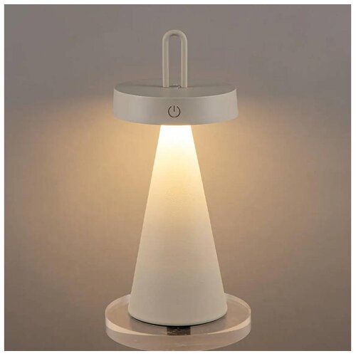  LED prigu&amp;scaron;iva spolja&amp;scaron;nja punjiva dodirna stona lampa HALO LED/1,5W/3,7V 3000 mAh IP44 siva Slike