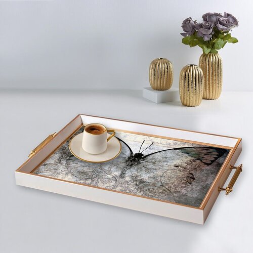 Aberto Design Poslužavnik TPB9945 50 x 29 x 3.5 cm, Šareni Cene