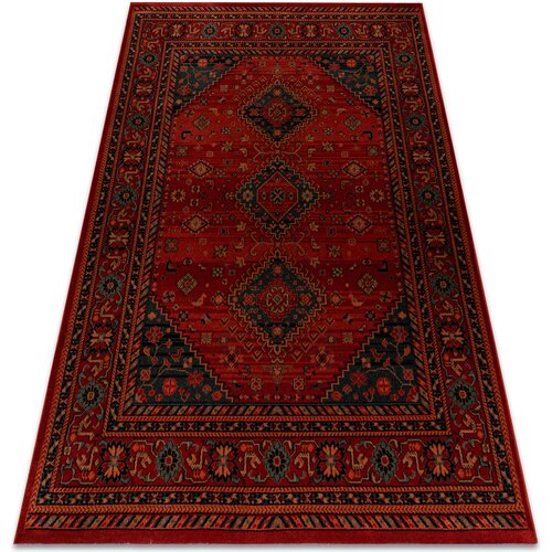 RugsX Preproge Preproga volna KASHQAI 4345 300 orientalski, okvir 80x160 cm Bordo Cene
