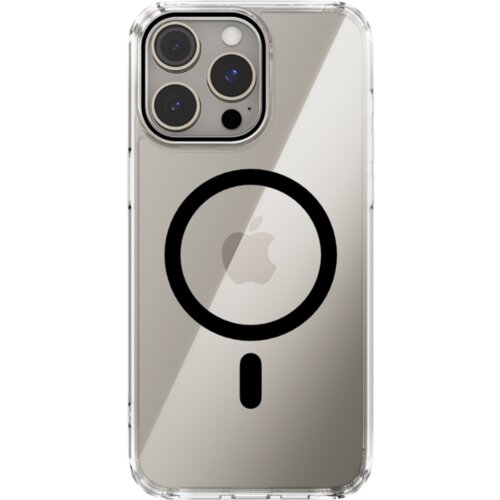 Chameleon Gumiran magnetni ovitek (TPU Magnetic) za Apple iPhone 15 Pro, črn Cene