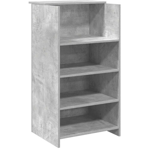  Recepcijski stol beton sivi 55x50x103,5 cm konstruirano drvo Slike