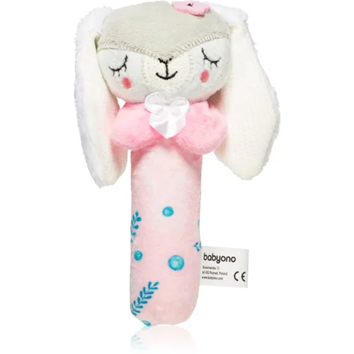 BabyOno Have Fun Squeaky Toy Bunny Sunday skvičavac Sunday 3 m+ 1 kom