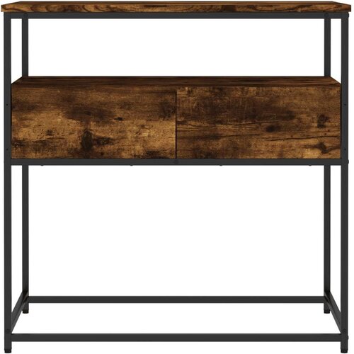  Konzolni stol boja hrasta 75 x 40 x 75 cm konstruirano drvo Slike