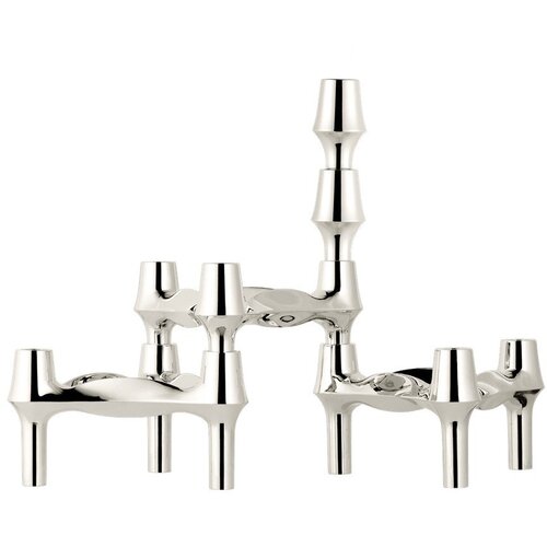 STOFF Nagel Kovinska vaza v sijajno srebrni barvi (vi&amp;scaron;ina 11 cm) BMF &amp;ndash; Slike