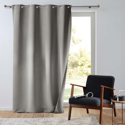 Douceur d int&amp;eacute;rieur Siva zavjesa sa zvučnom izolacijom od mikrovlakana 135x260 cm Micropolar &amp;ndash; Slike