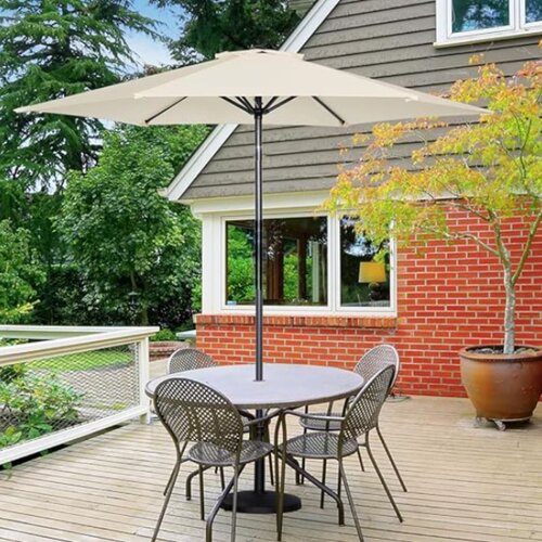  Suncobran sa podesivom visinom 270cm-beli ( 24-SA0116B ) Cene
