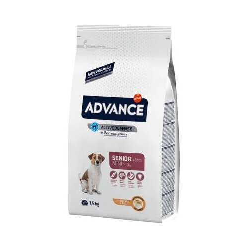 Advance Senior Mini Vitality +8 - piščanec in riž 1,5 kg Cene