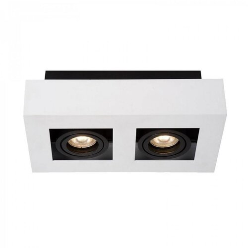  ITALUX IT8001S2-WH/BK - Plafonsko svetlo CASEMIRO 2xGU10/50W/230V Slike