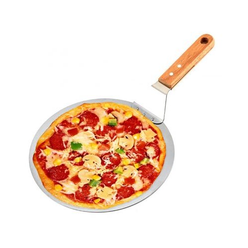 VERKGROUP Močan inox lopar za pico 49cm leseno držalo, (20395768) Cene