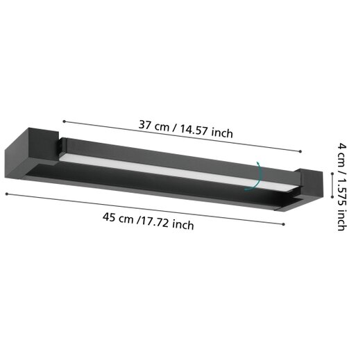 Eglo 56464 - LED kupatilsko osvetljenje za ogledalo GEMILIANA LED/8,9W/230V 45 cm IP44 Slike