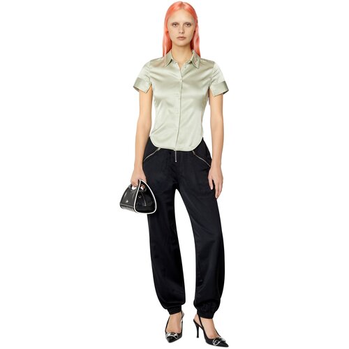 Diesel Trousers - P-AUCUBA TROUSERS black Cene
