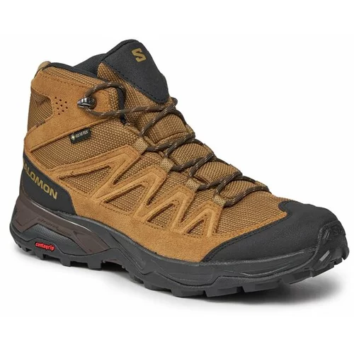 Salomon Trekking čevlji X Ward Leather Mid GORE-TEX L47181800 Rjava