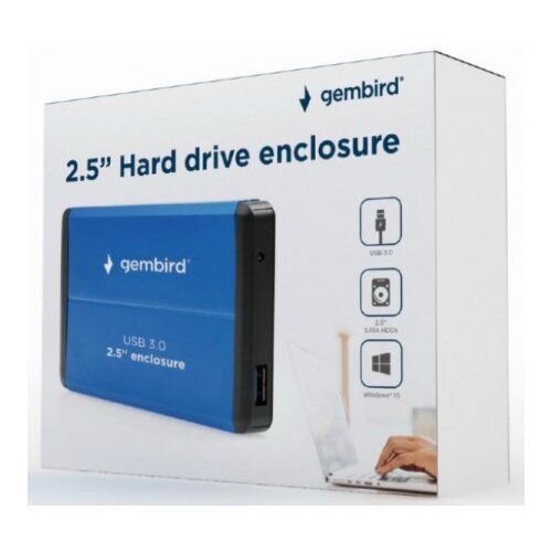 Gembird EE2-U3S-2-B storage drive enclosure 2.5 USB 3.0 HDD enclosure Blue Cijene