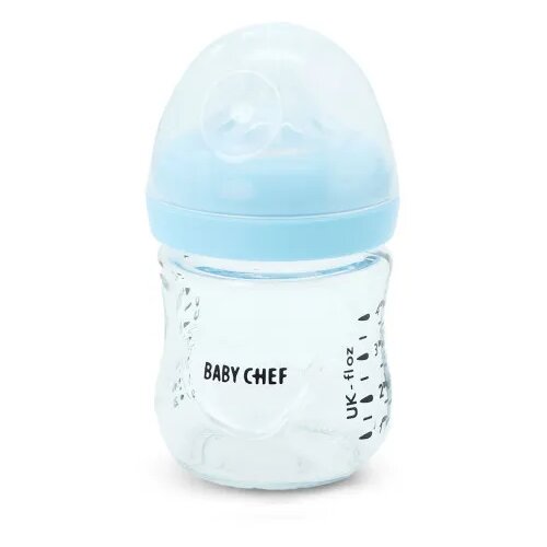 BABY CHEF staklena flašica 120ml, plava Cene