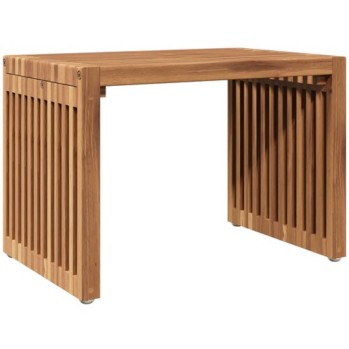 vidaXL Stolić za vrt 50x32.5x35 cm Čvrsto drvo tikovina Cijene