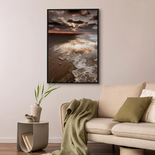  Slika - Present Distraction (1 Part) Vertical 80x120 U crnom drvenom okviru Slike