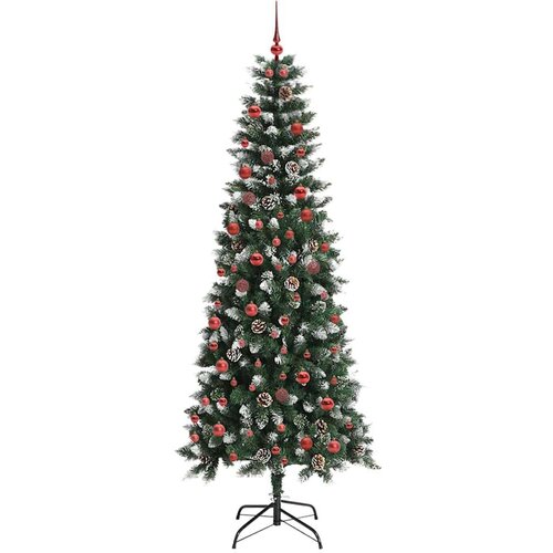 VidaXL Umjetno božićno drvce s stalakom Zelena 86 x 86 x 210 cm Slike