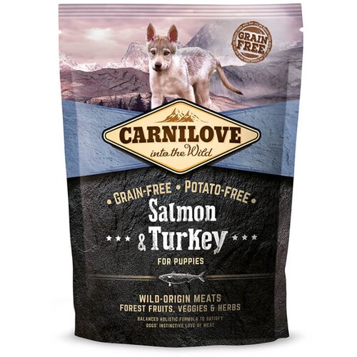 Carnilove dog puppy - losos &amp;amp; puran 1,5 kg Slike