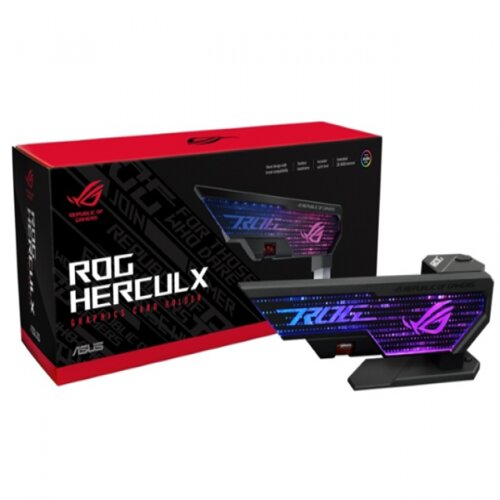 Asus XH01 rog herculx graphics card holder držač za grafičku karticu Slike