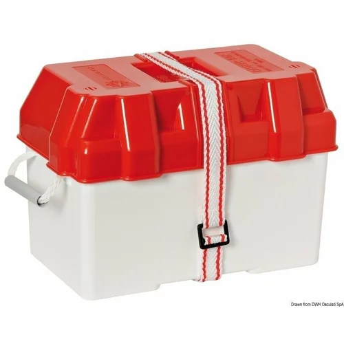 Osculati Battery box white/red moplen 100 A