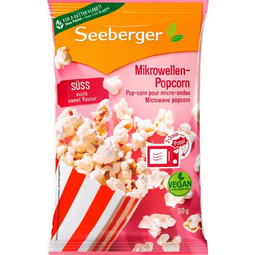 Seeberger Slatke kokice za mikrovalnu pećnicu - 90 g Cene