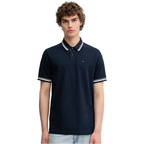 Tommy Jeans Polo majice kratki rokavi DM0DM21846 Modra Slike