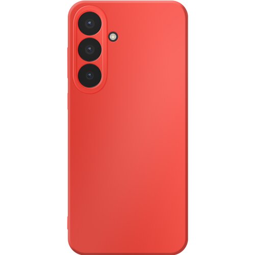 AVIZAR Ovitek za Galaxy S25 FE, poltrd iz mehkega silikona, serija Fast Cover, Rdeča, (5000190643) Cene
