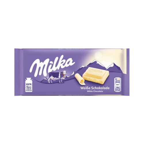 Milka Čokolada bela WHITE 100G Slike