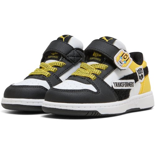 Puma Patike za dečake Rebound Slam Lo Transformers Ac+ Inf, 407761-01, Crno-žute Cene