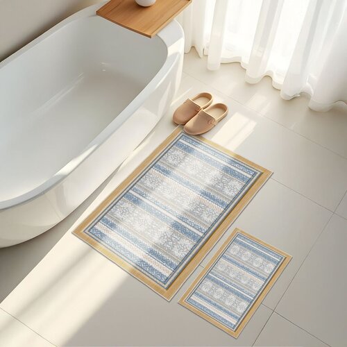 Lessentiel Maison Set prostirki za kupatilo Asr30, 2 dijela, plava Cijene