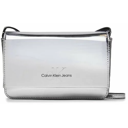 Calvin Klein Jeans Ročna torba Sculpted Wallet Ph Cb19 Mono S K60K611865 Srebrna