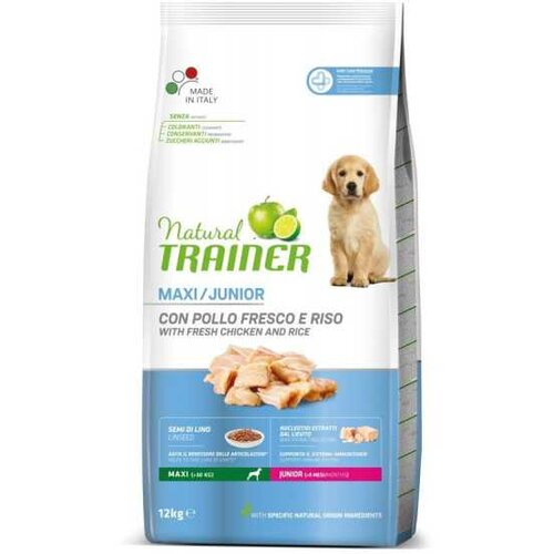 Trainer Natural hrana za pse Piletina Maxi Junior 12kg Slike
