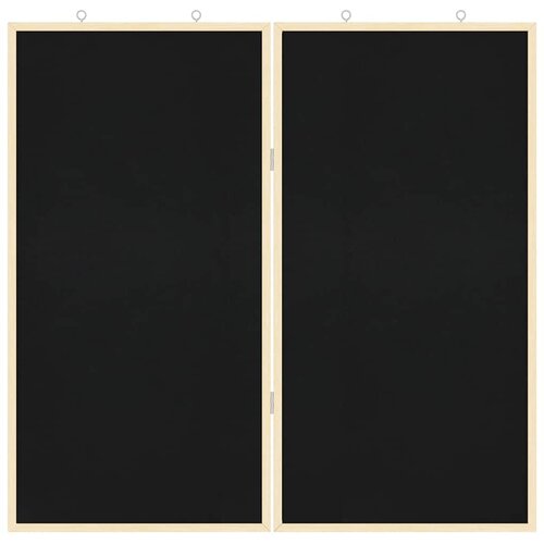  Bilten ploča Crna 80 x 80 x 1.4 cm Masivna borovina Slike