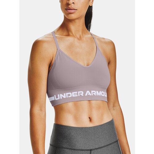 Under Armour Bra UA Seamless Low Long Bra-PNK - Women Slike