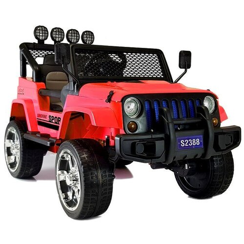  Auto na akumulator S2388 Jeep 4x4 - crveni Cene