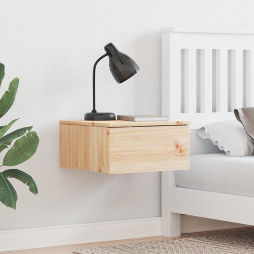 vidaXL Noćni ormarić montiran na zid 2 pcs Smeđa 37 x 35 x 18.5 cm Cene