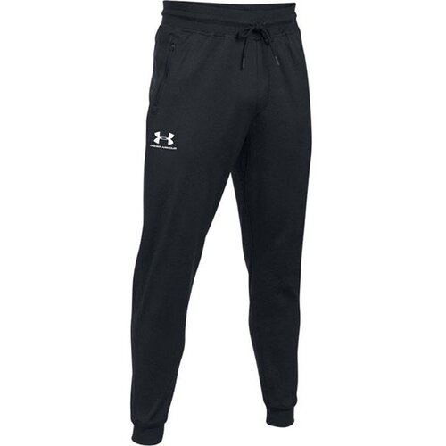 Under Armour UA Sportstyle Tricot Pants, Black/White - S, (20488941) Slike