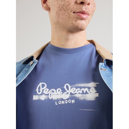 PepeJeans Majica plavi traper / bijela Slike